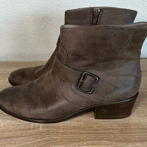 A2 By Aerosoles Brown Ankle Boots